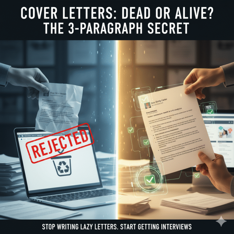 Cover Letters Are Not Dead: A Simple 3-Paragraph Template That Works